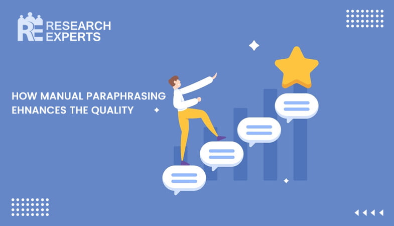 How manual paraphrasing enhances the quality of research work