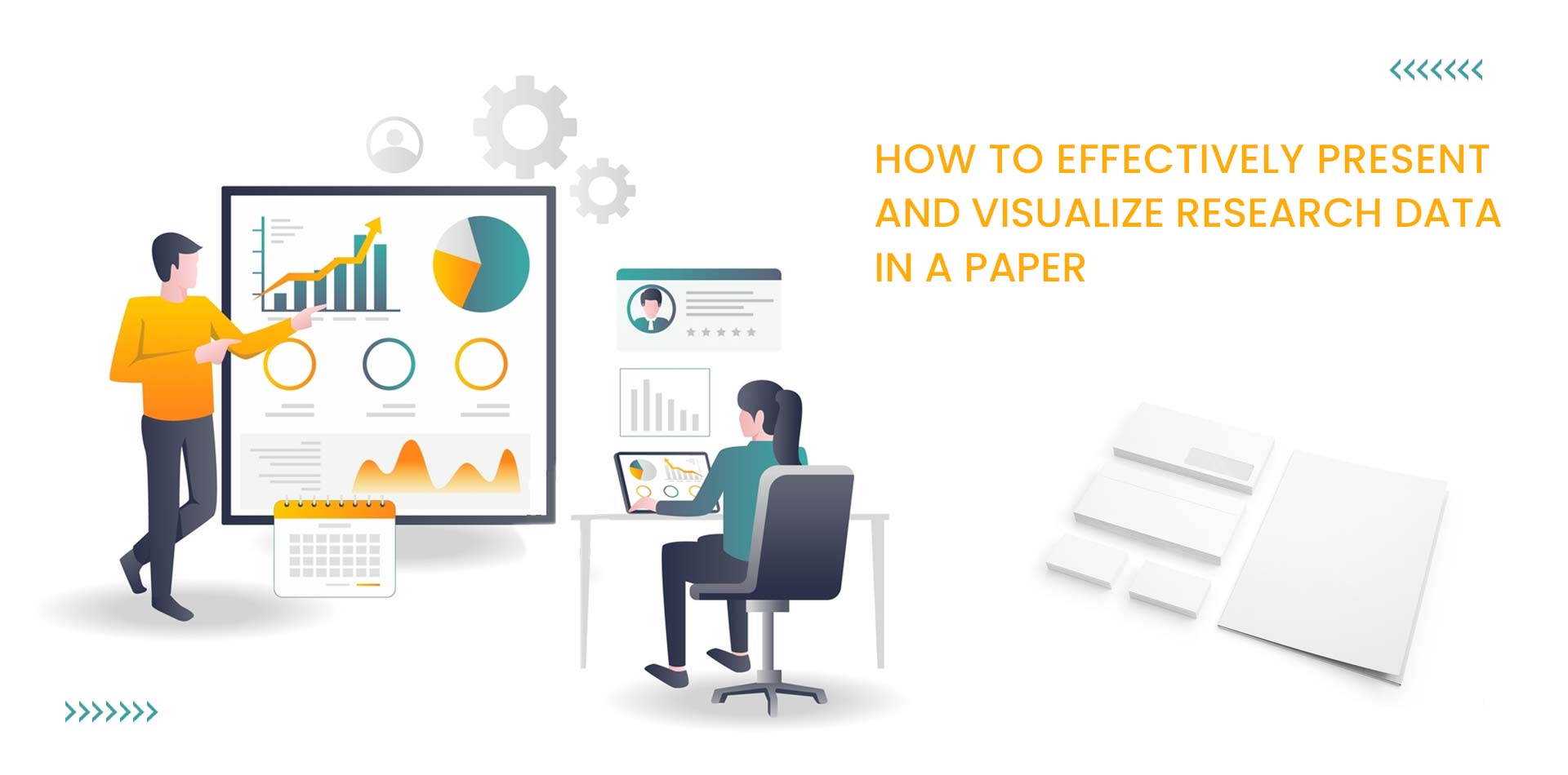 How to effectively present and visualize research data in a paper